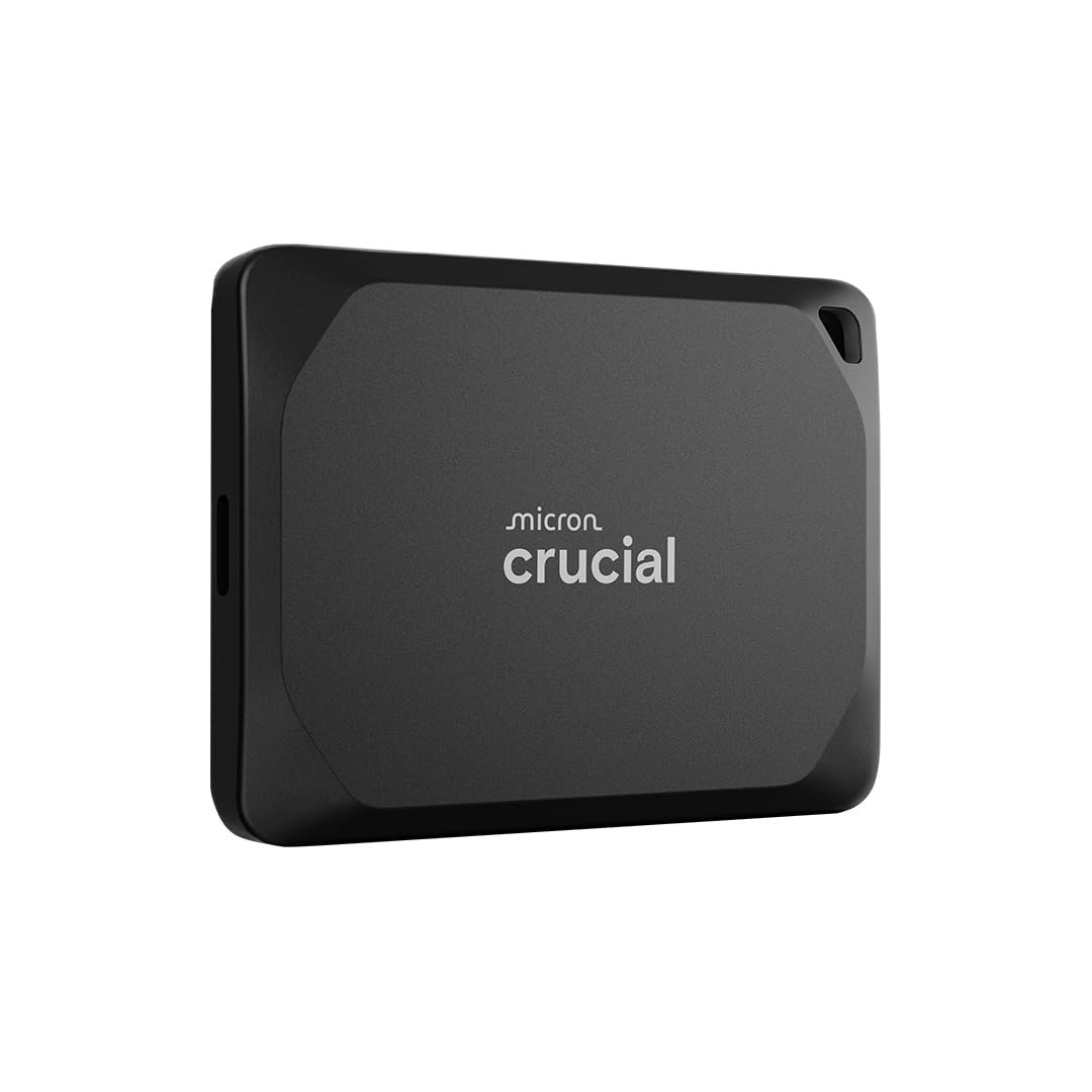 Crucial X10 Pro 2TB Portable SSD, Up to 2100MB/s Read, 2000MB/s Write, USB 3.2 USB-C, External Solid State Drive, Durable Storag