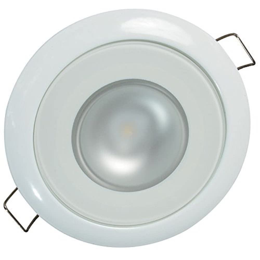 Lumitec 113123 Mirage Led Exterior Or Interior Down Light, Flush Mount, White Bezel, White Non-Dimming, Non-Ttp,WBLITB00976MPGU