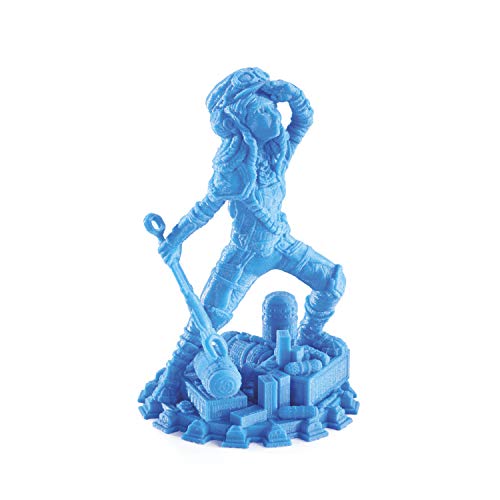 Dremel Digilab Pla Blu 01 3D Printer Filament, 1.75 Mm Diameter, 0.75 Kg Spool Weight, Color Blue, Rfid Enabled, New Formula And