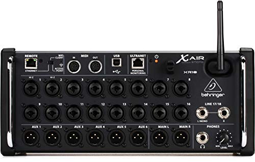 Behringer X Air Xr18 Tablet Controlled Digital Mixer