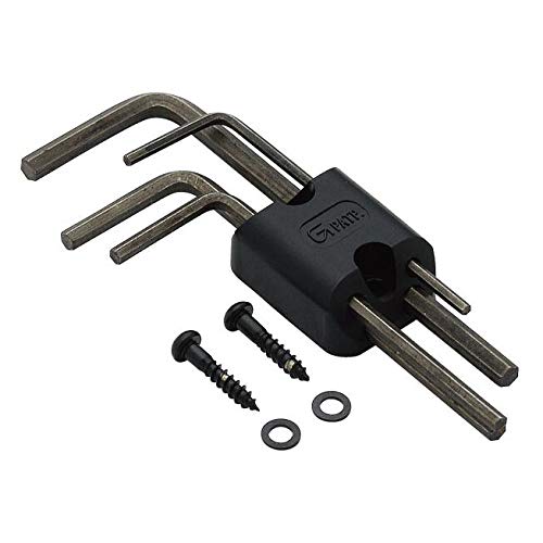 Black Allen Wrench Holder with (4) Wrenches for Floyd Rose Tremolos - GOTOH WRH-1W