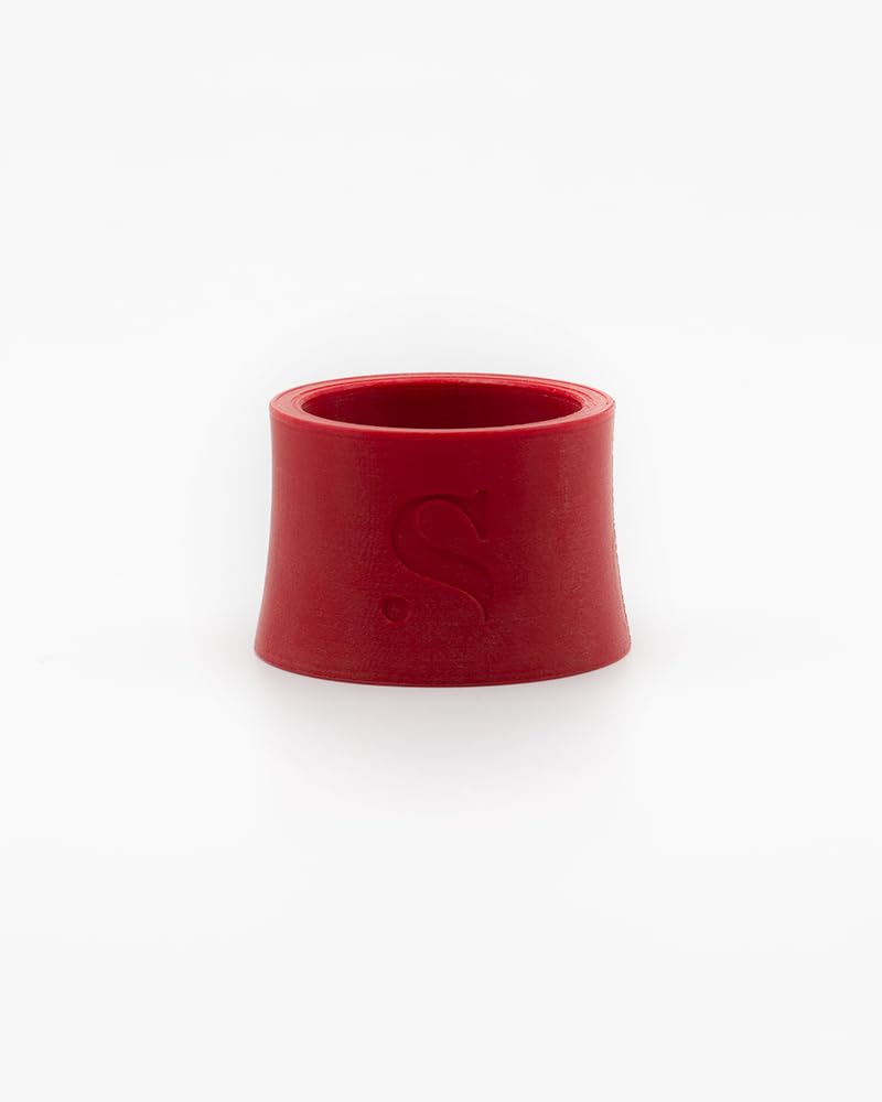 Syos Tenor Saxophone Ligature Carmine Red, Great Fit For Syos Mouthpieces And Compatible With Tenor Sax Rubber Mouthpieces