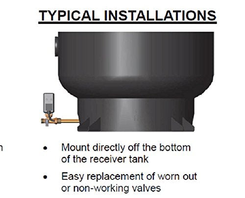 Electronic Automatic Tank Drain For Air Compressors