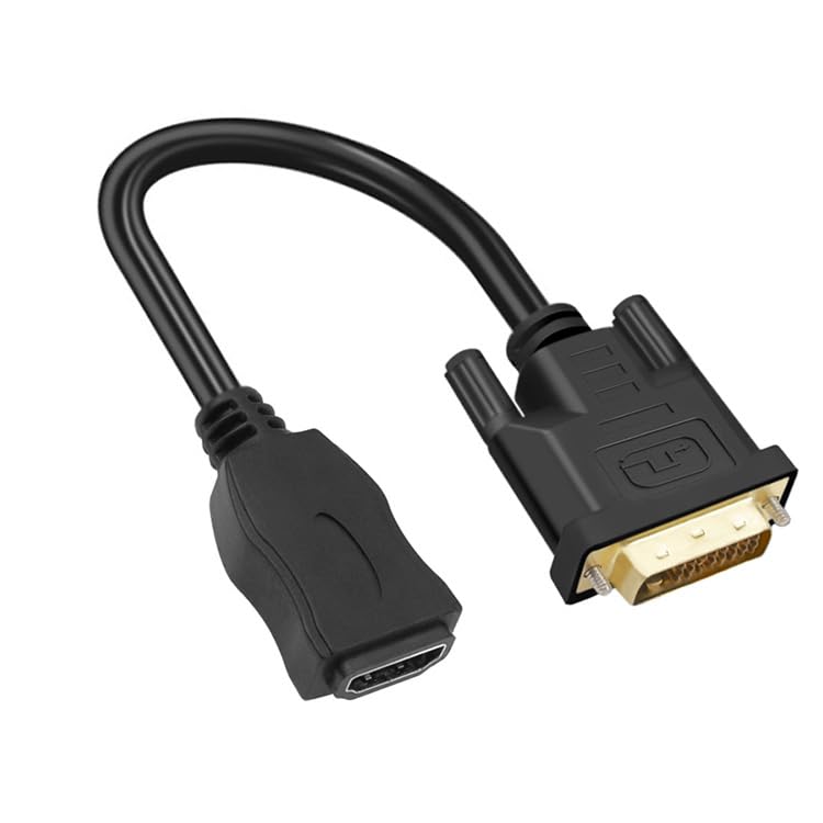 Mmobiel Hdmi To Dvi Cable Adapter   Bi Directional   Male Dvi D Dual Link To Female Hdmi   Cable Converter Supports Monitor, Pc,