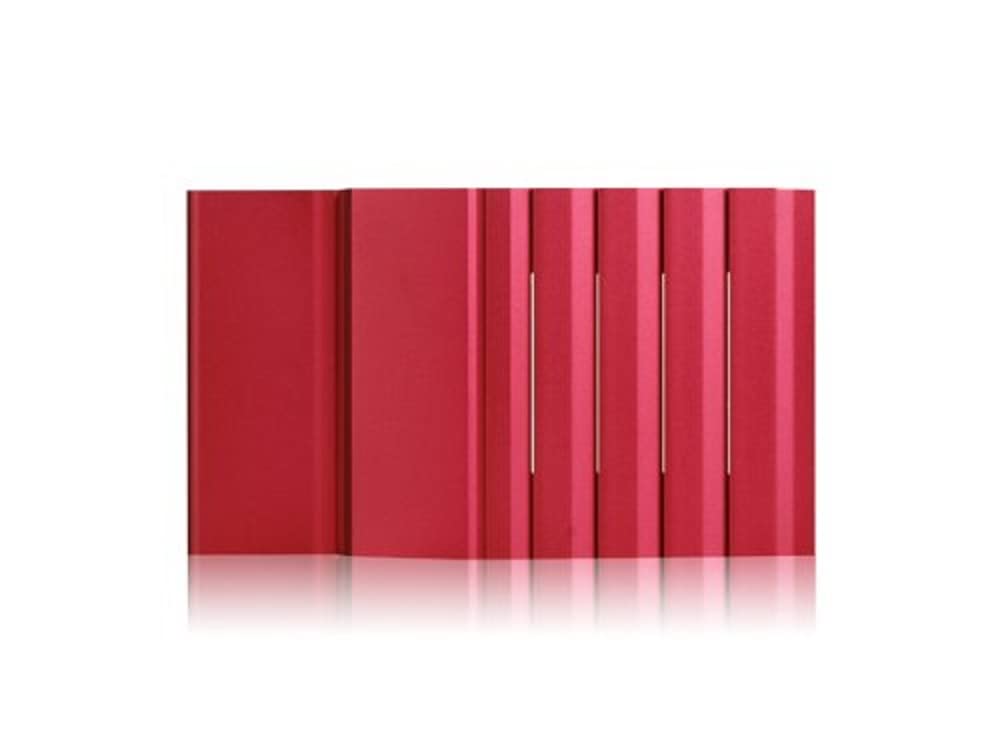 Istarusa Dd 300 Sea Red 3U Compact Stylish Rack Mount Chassis With Sea Bezel   Red