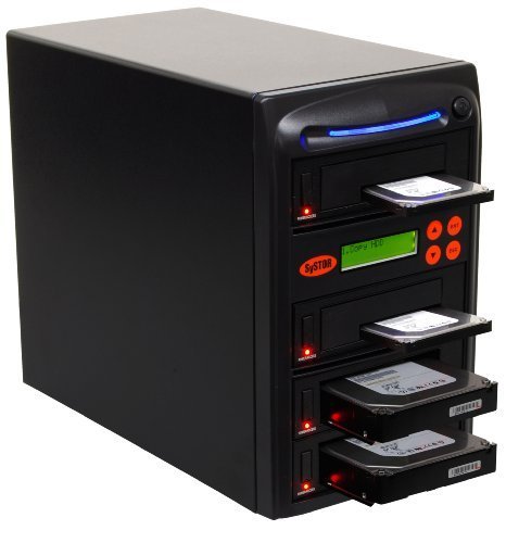 Systor 1:3 Hdd/Ssd Hard Drive Duplicator   5.4Gb/Min   Standalone Copier & Eraser/Sanitizer For Multiple Sata 3.5 Disk & 2.5 Sol
