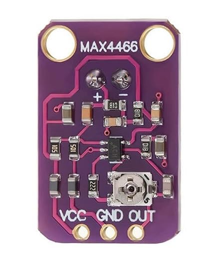 Wwzmdib Max4466 Electret Microphone Sensor Compatible With For Arduino Raspberry Pi Esp32 Sound Sensor Amplifier (3 Pcs)