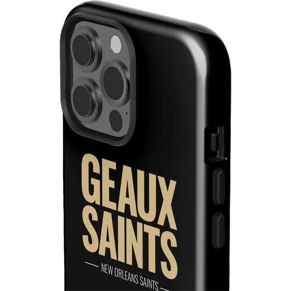 Skinit iPhone 14 Pro Max Impact Phone Case NFL New Orleans Saints Team Motto Rubber