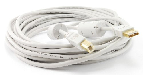 Cablesonline.Com Atlantic Computertech 20 Feet A/B Hi Speed With Ferrite Cores Usb 2.0 Cable