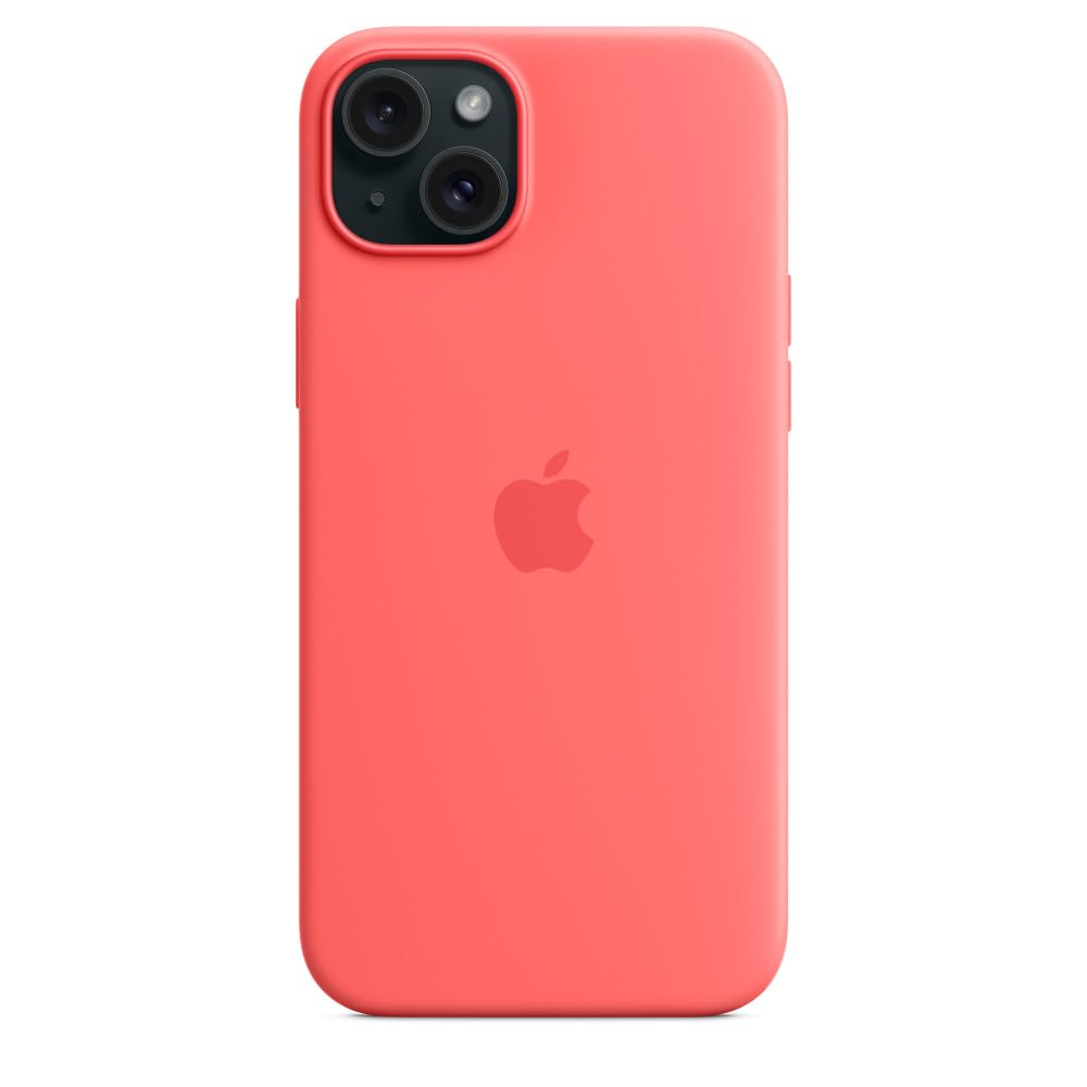 Apple Iphone 15 Plus Silicone Case With Magsafe   Guava