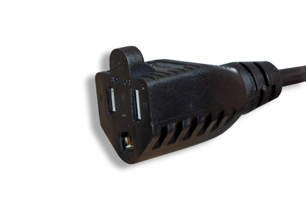 Cablelera North American Power Cord Extension, Nema 5-15P To Nema 5-15R, 10, 16 Awg, 13A, 125V (Zwacpqa3-10)