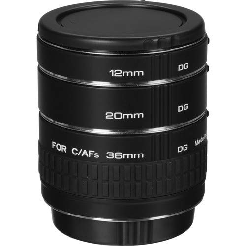 Kenko Auto Extension Tube Set Dg 12Mm, 20Mm, And 36Mm Tubes For Canon Eos Af Mount
