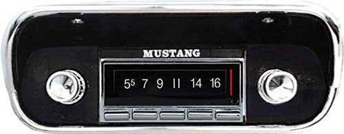 1967 1973 Ford Mustang 300 Watt Usa 740 Am Fm Car Stereo/Radio With Built In Bluetooth, Aux Inputs, Color Change Lcd Digital Dis