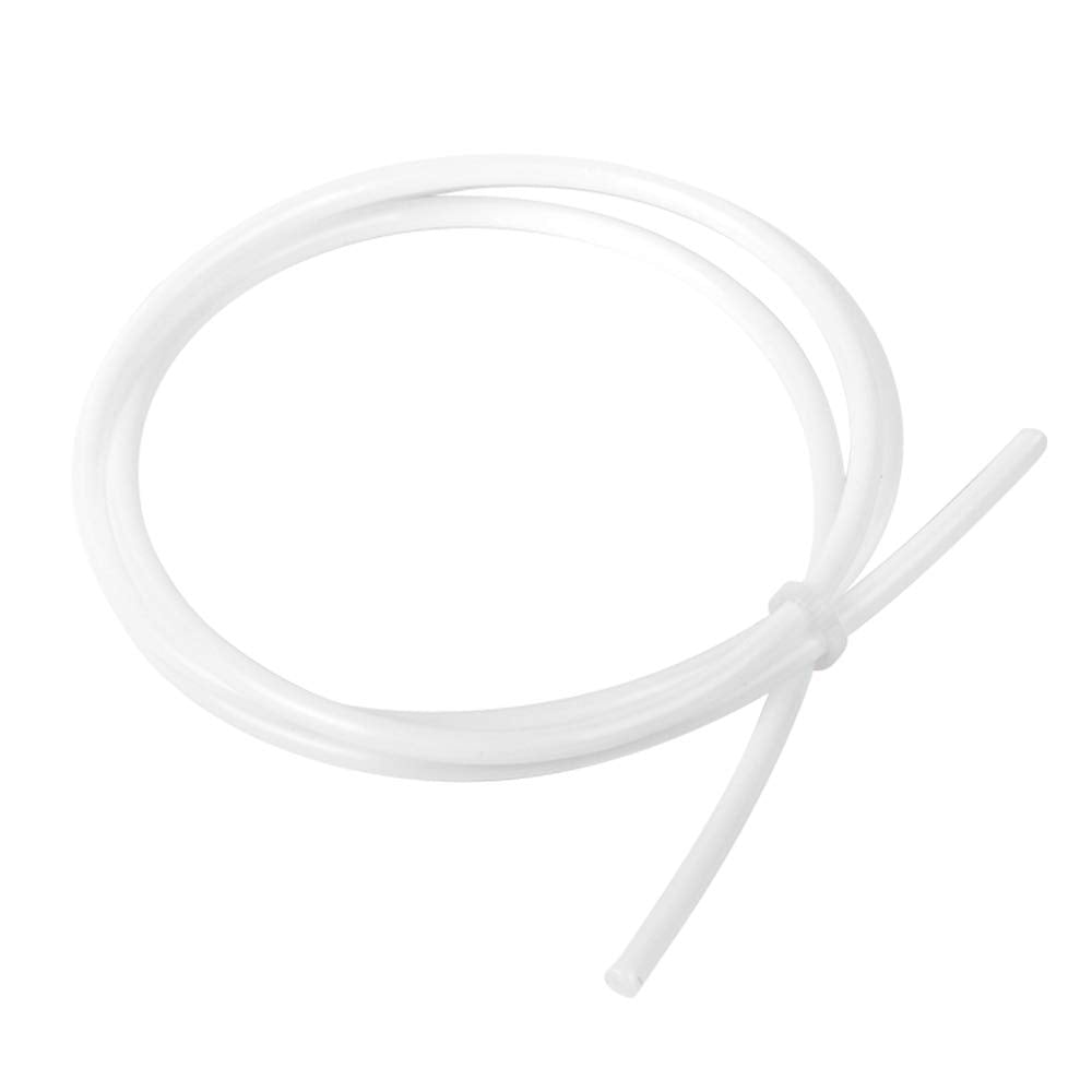 Feelers Ptfe Teflon Tubing, 2Mm Id X 4Mm Od Tube White Connector Teflon Tube For 1.75Mm Filament For Bowden 3D Printer, 3 Meters
