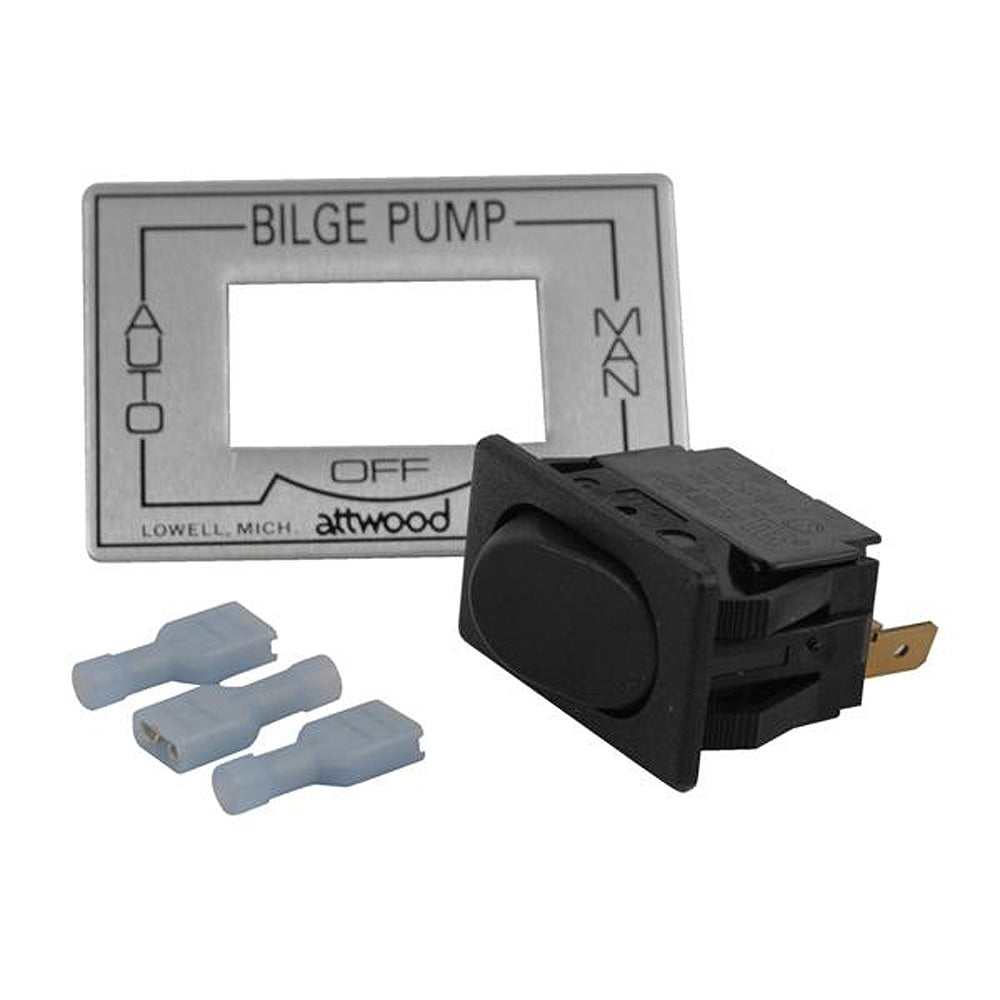 Attwood 3-Way Auto/Off/Manual Bilge Pump Switch,WBAUVA001343458