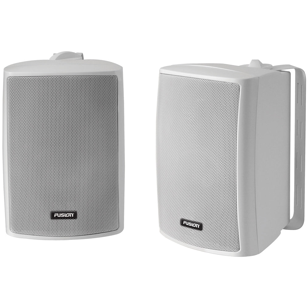 Fusion 4'' Compact Marine Box Speakers - (Pair) White,WBEEAA001343669