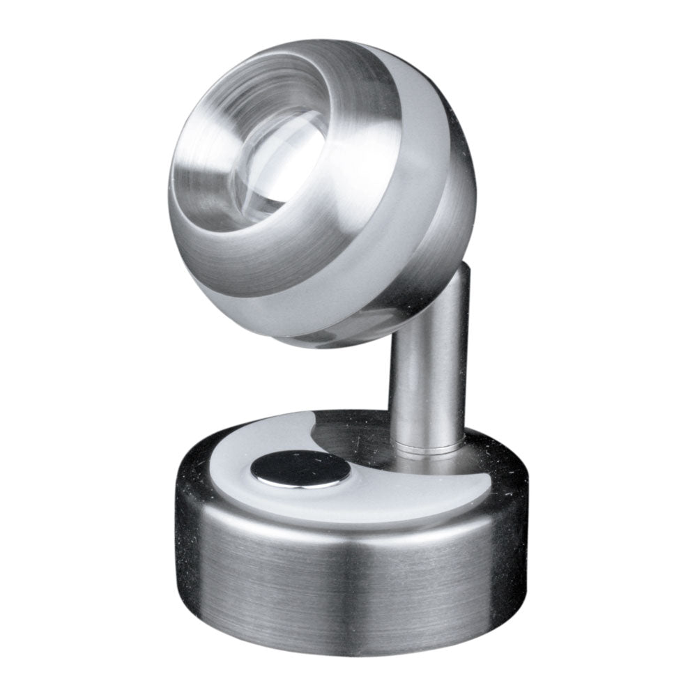 Lunasea Wall Mount Led Light W/Clear Ring & Touch Dimming - Warm White/Brushed Nickel Finish,WBHOMA001343889