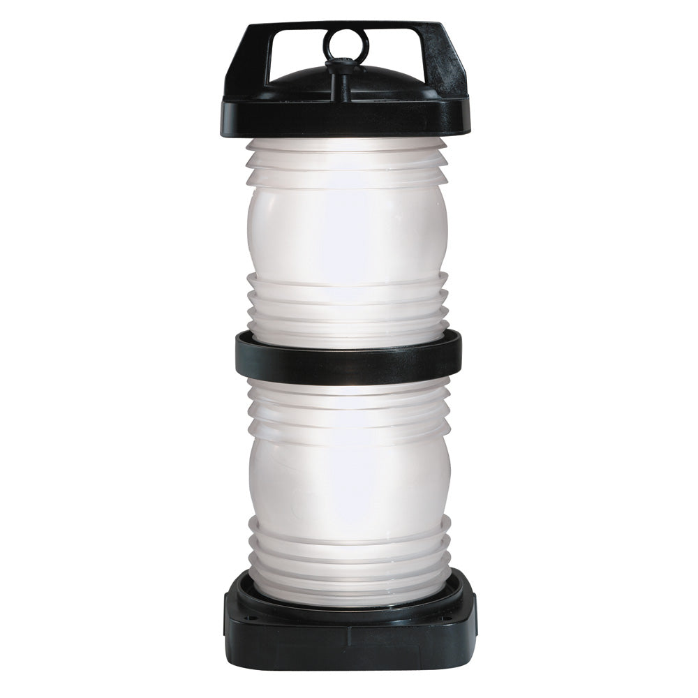 Perko Double Lens Navigation Light - Masthead Light - Black Plastic, White Lens,WBAUVB00H93KY0M