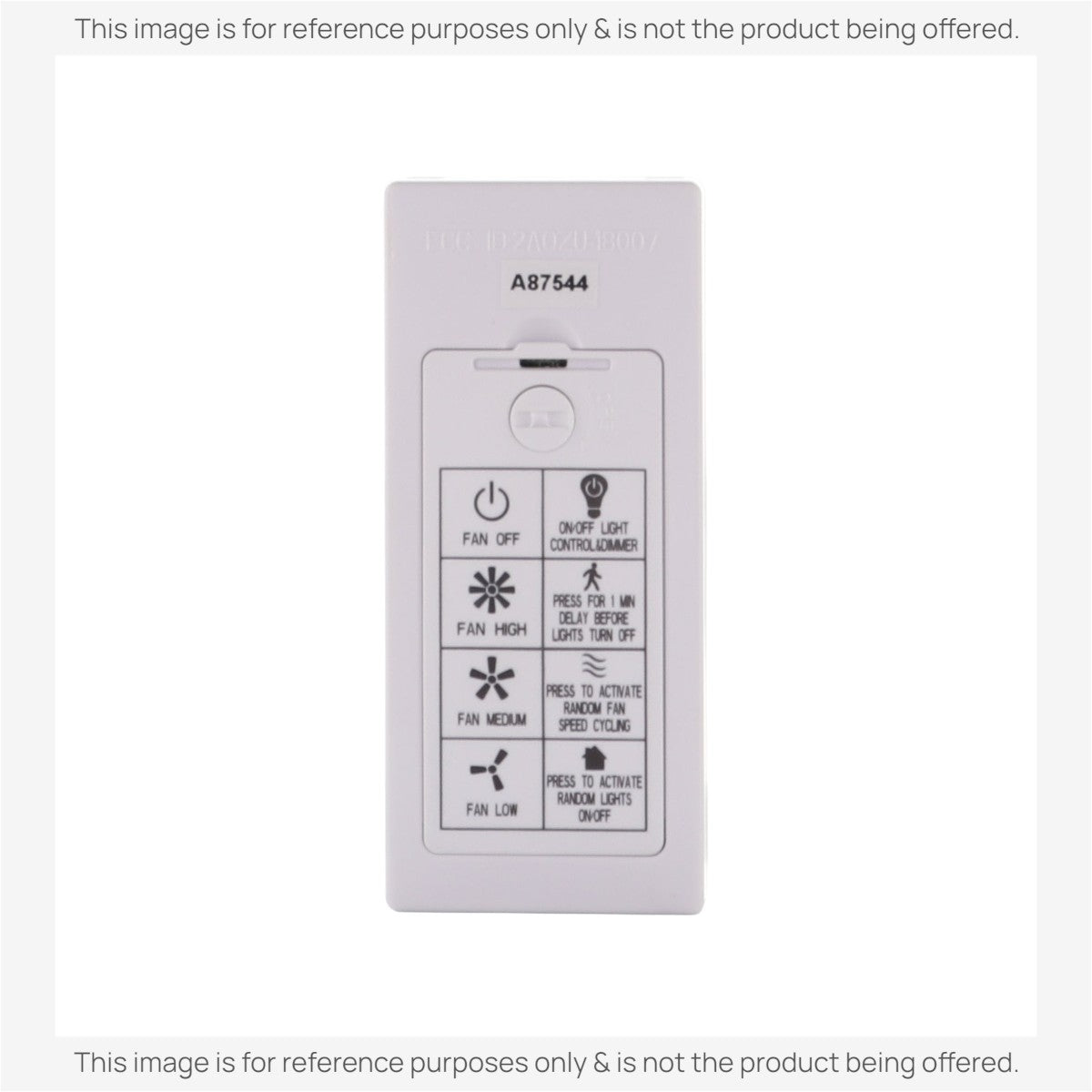 Anderic Substitute for Harbor Breeze TR326A 3-Speed Ceiling Fan Remote Control Compatible with MR101T Receiver 2AQZU-18007 [RRTRA049G1M]