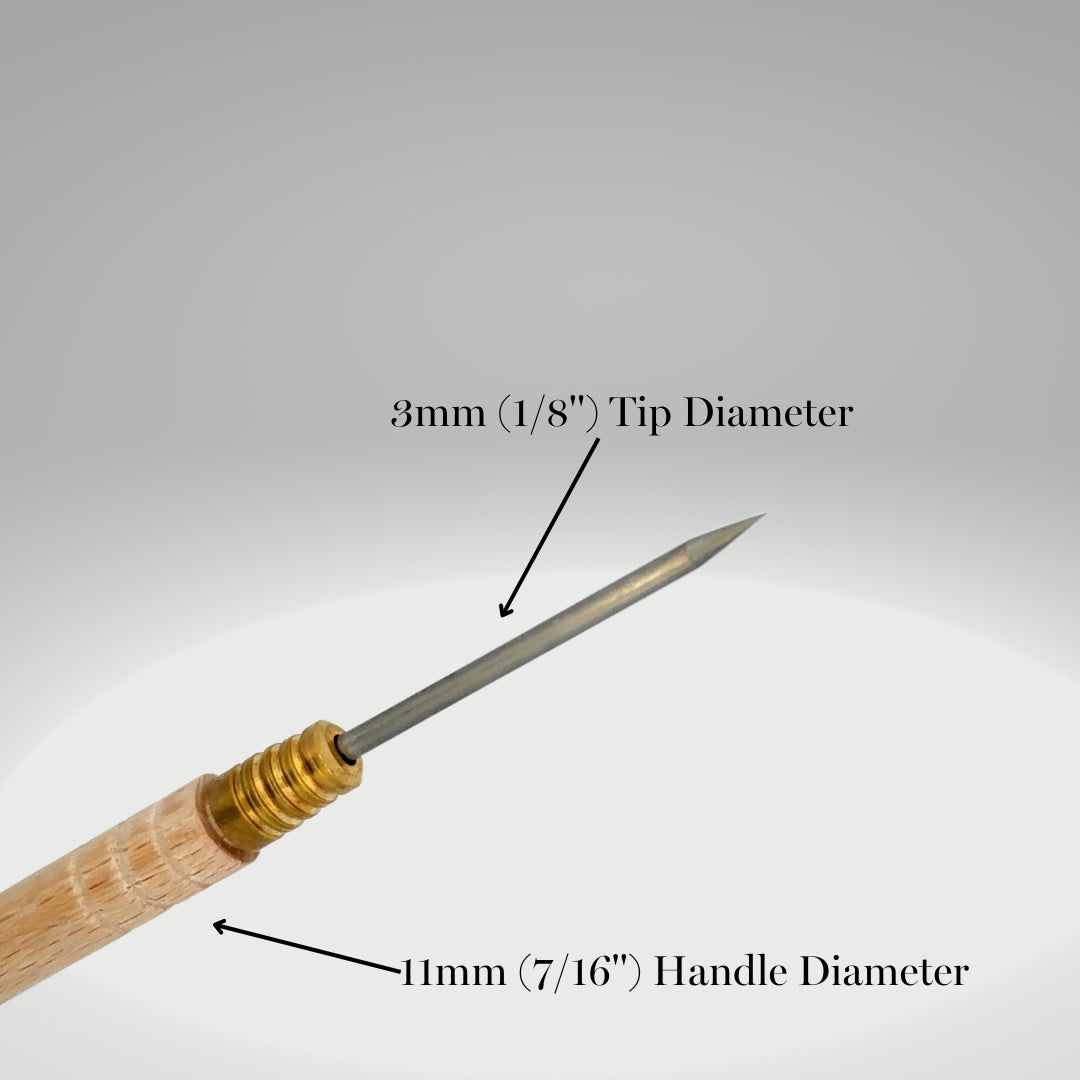 Large 3MM Titanium Solder Pick With Wooden Handle