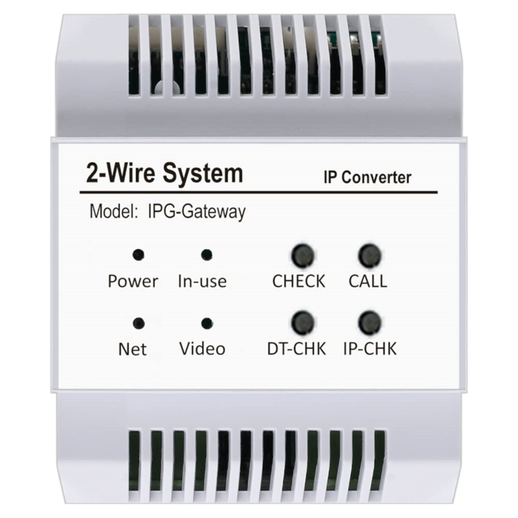 IP Network Gateway Converter Module  DTIPG for 2Wire Video Intercom System, App Support, SDCard Slot, System Configuration
