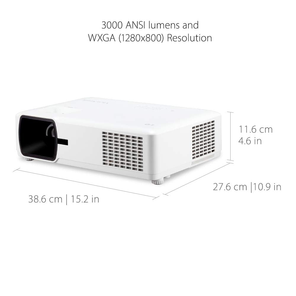 Viewsonic Bright 3000 Lumens Wxga Lamp Free Led Projector With Hv Keystone And 360 Degree Flexible Installation, Lan Control, 10