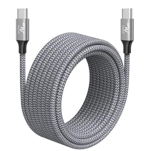 Wayona Type C To Type C 65W/3A Fast Charging Nylon Braided Data Cable Compatible With Iphone 15 Series, Samsung Galaxy S24,S24 U