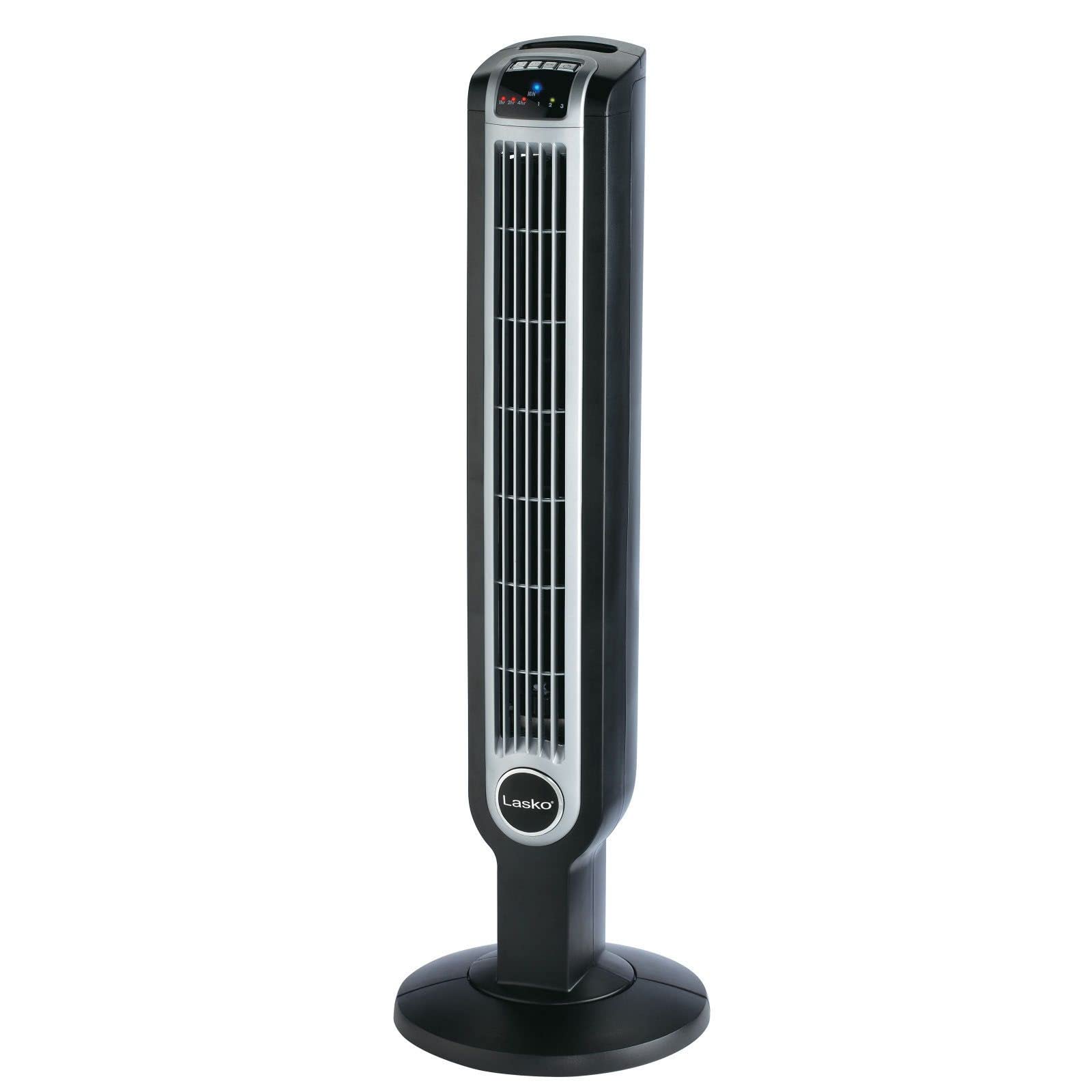 Lasko 2505 Portable Electric 36   Oscillating Tower Fan With Fresh Air Ionizer, Timer And Remote Control For Indoor, Bedroom And