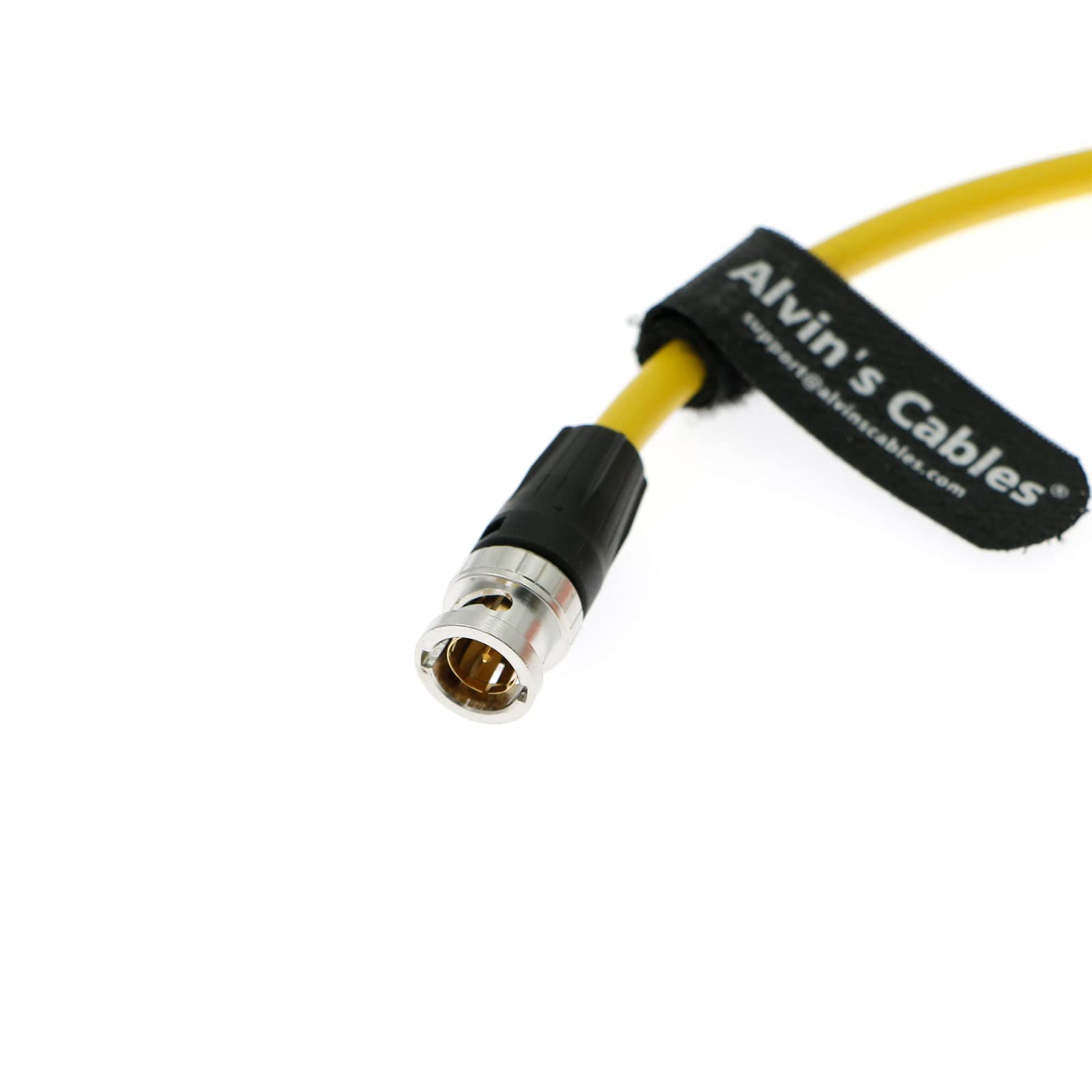 Alvin'S Cables 12G Bnc Coaxial Cable Hd Sdi Bnc Male To Male Original Cable For 4K Video Camera 1M|39.4Inches Yellow