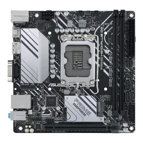 Asus Prime H610I Plus D4 Lga 1700(Intel 12Th Gen&Intel Vpro)Mini Itx Motherboard(Pcie 4.0,Ddr4,Usb 3.2 Gen 1 Type A,1Gb Lan,Dp/H