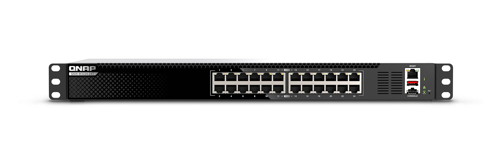 Qnap Rackmount Switch Qsw-M3224-24T-Us, Layer 3 Lite 24 Port Managed Switch, 24