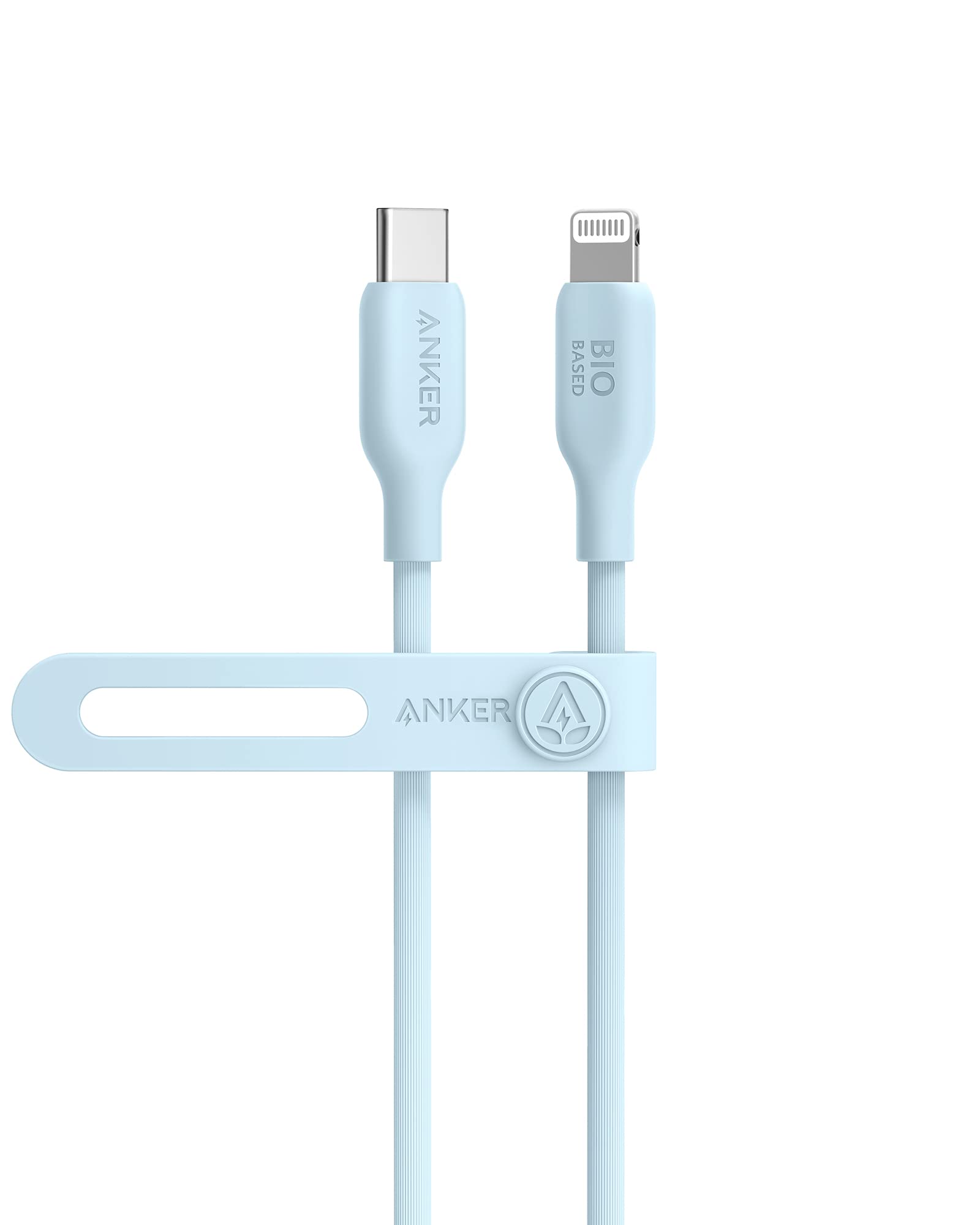 Anker Usb C To Lightning Cable, 541 Cable (Misty Blue, 3Ft), Mfi Certified, Bio Based Fast Charging Cable For Iphone 14 14Pro 14