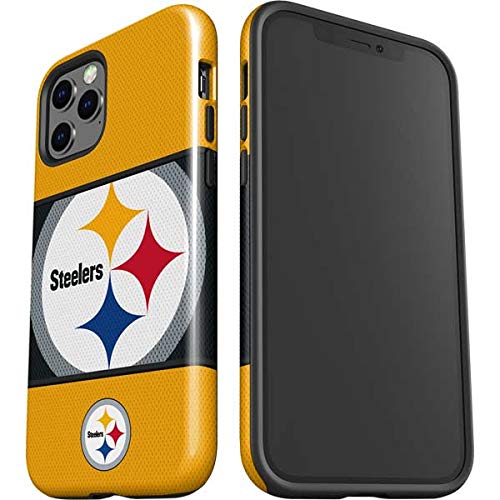 Skinit Impact Phone Case Compatible With Iphone 12 Pro   Officially Licensed Nfl Pittsburgh Steelers Zone Block Design