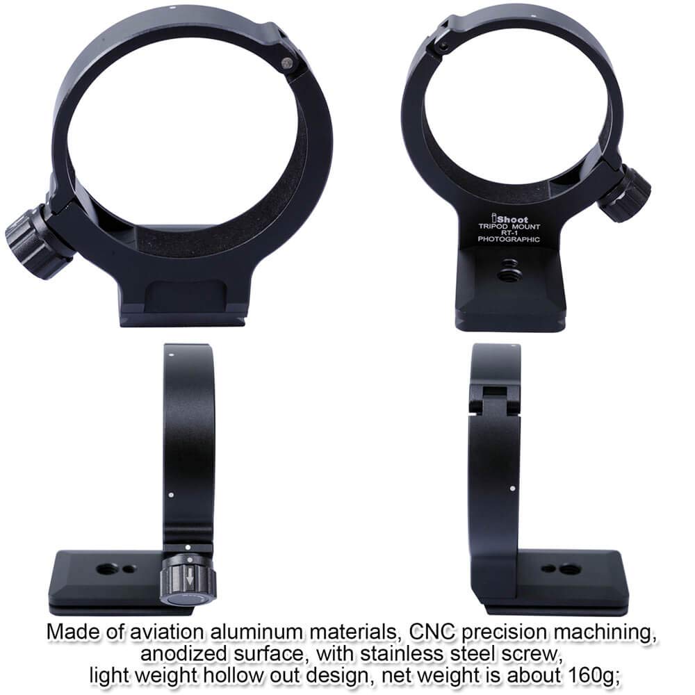 Ishoot Improved 68Mm Lens Collar Tripod Mount Ring For Nikon Af S 300Mm F/4E Pf Ed Vr And Nikon Af S 70 200Mm F/4G Ed Vr Lens, W