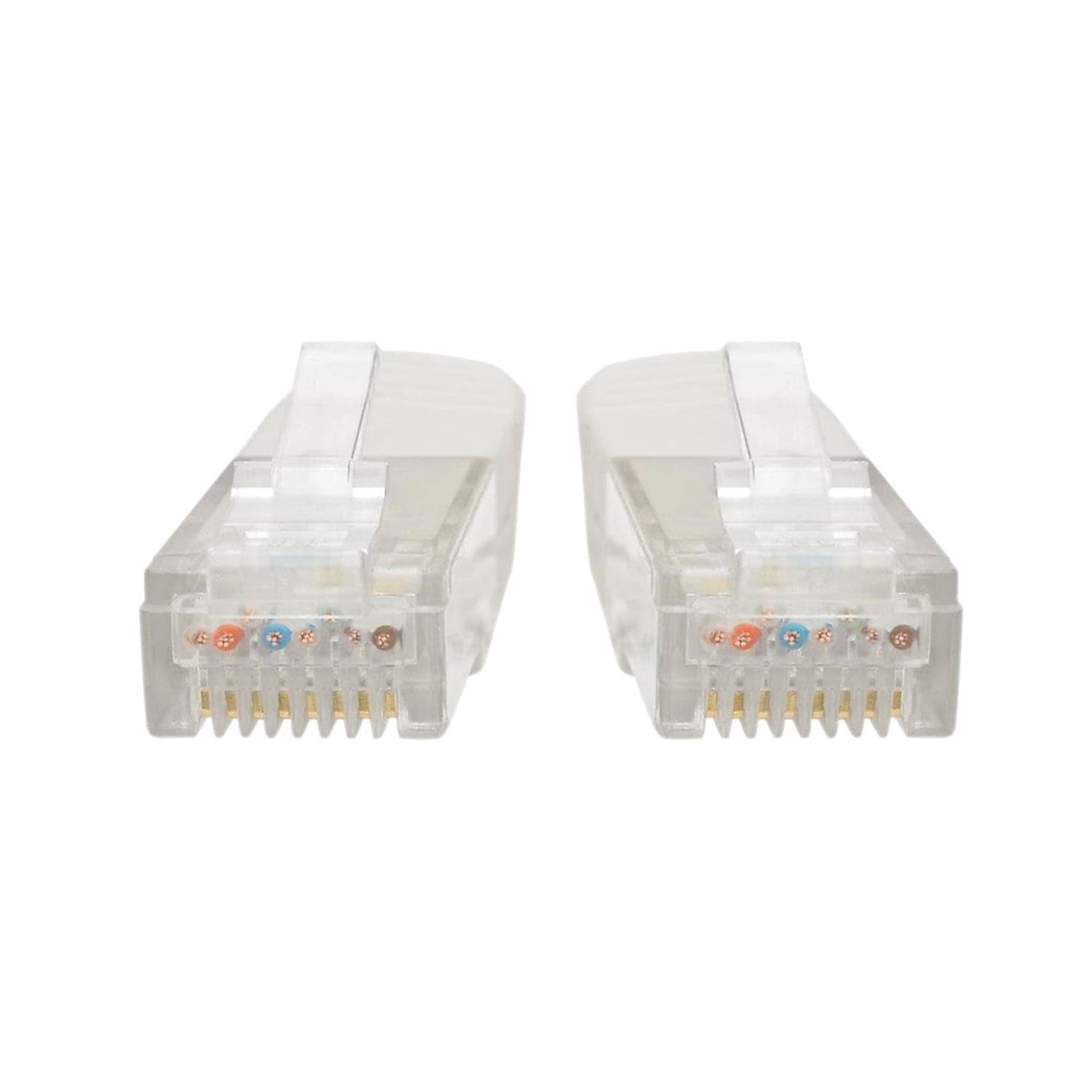 Tripp Lite Cat6 Cat5E Gigabit Molded Patch Cable Rj45 M/M 550Mhz White 1Ft 1' (N200 001 Wh)