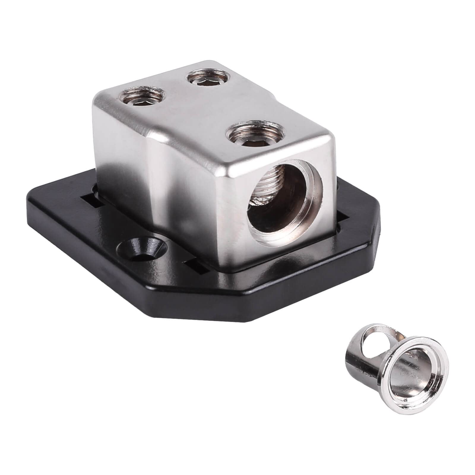 Skar Audio X1 0/4 Gauge Input To X2 4/8 Gauge Outputs Power Distribution Block (Sk Dist Blk1)