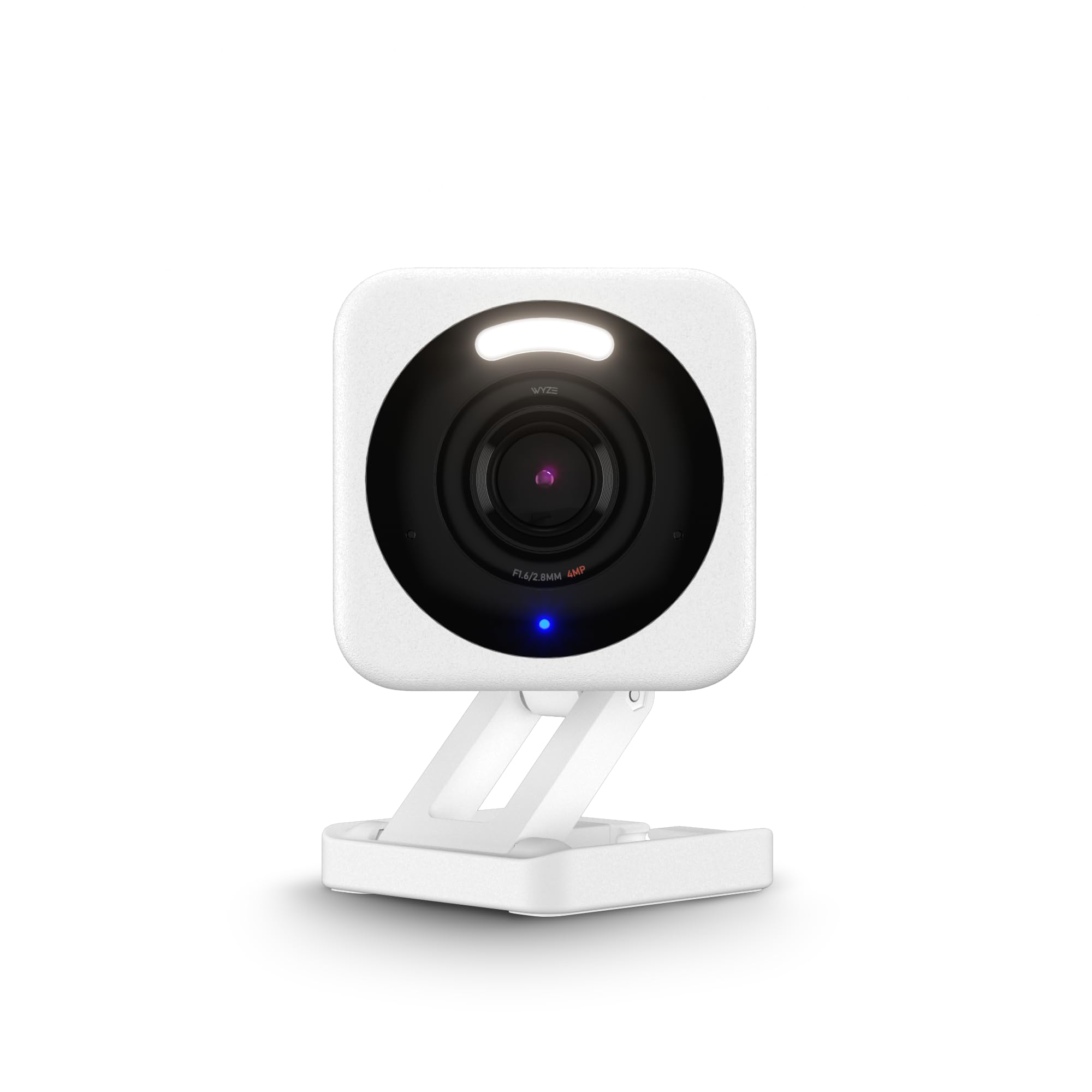 WYZE Cam v4 2.5K HD WiFi Security Camera - Indoor/Outdoor, Color Night Vision, 2-Way Audio, Motion Activated, White