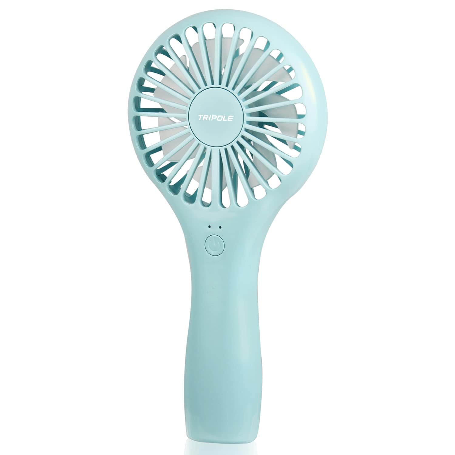 Tripole Mini Handheld Fan Battery Operated Small Personal Portable Speed Adjustable Usb Rechargeable Fan Cute Design Powerful Ey