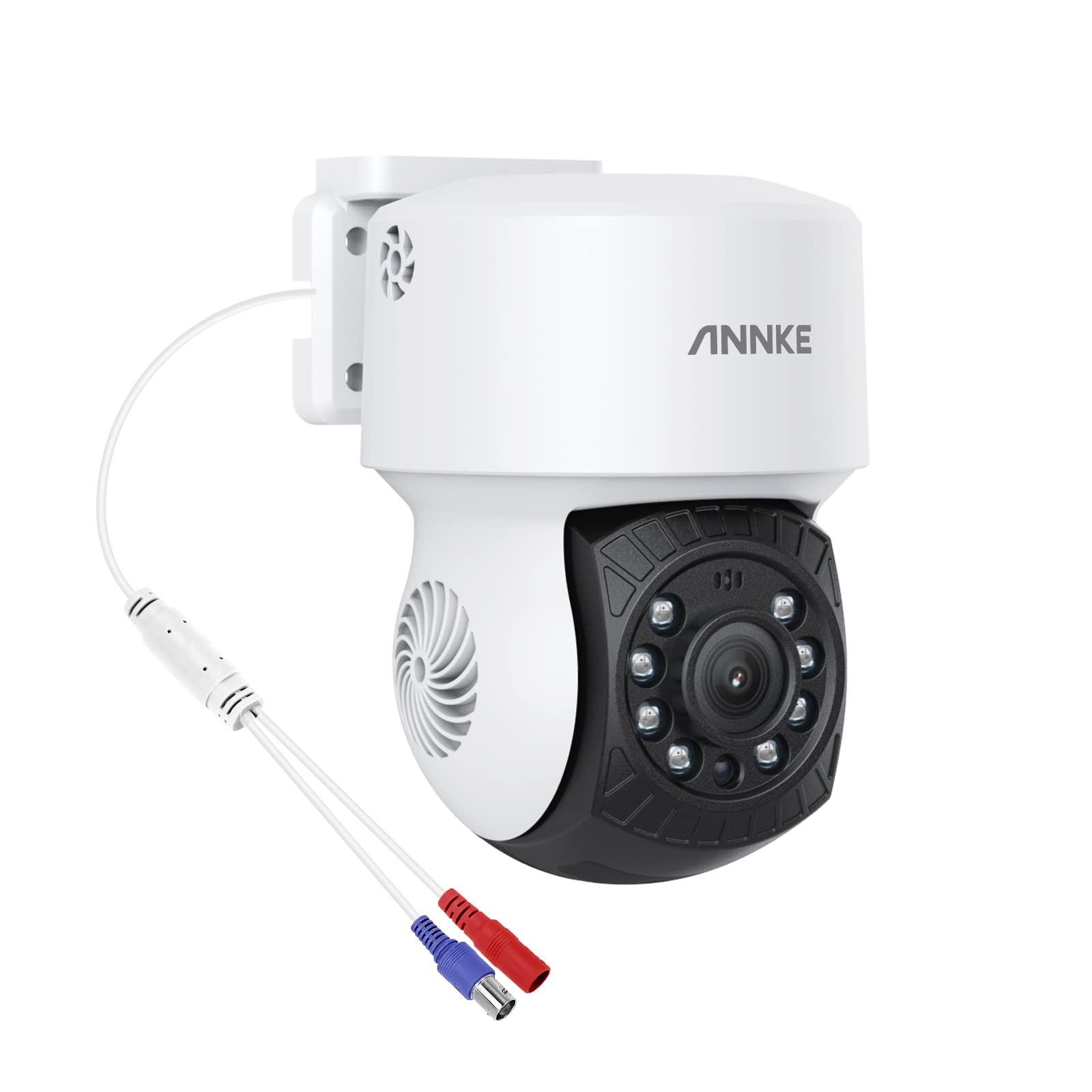Annke 1080P 2Mp Ahd Cctv Home Surveillance Dome Pt Wired Camera With 350 Pan And 90 Tilt, 100Ft Ir Night Vision, Ip65 Weatherpro