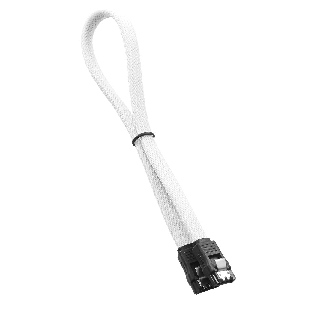 Cablemod Modmesh Sleeved Sata 3 Cable (White, 60Cm)