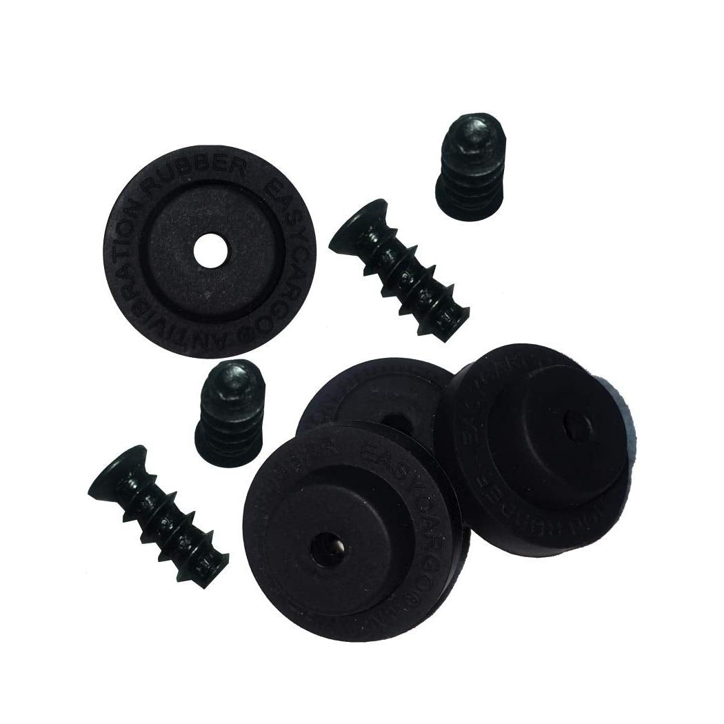 Easycargo Fan Anti Vibration Pads, Fan Damper For Noise Reduction, Silicone Damper For Low Noise Fan 80Mm, 92Mm, 120Mm, 140Mm (Black 16 Pack)