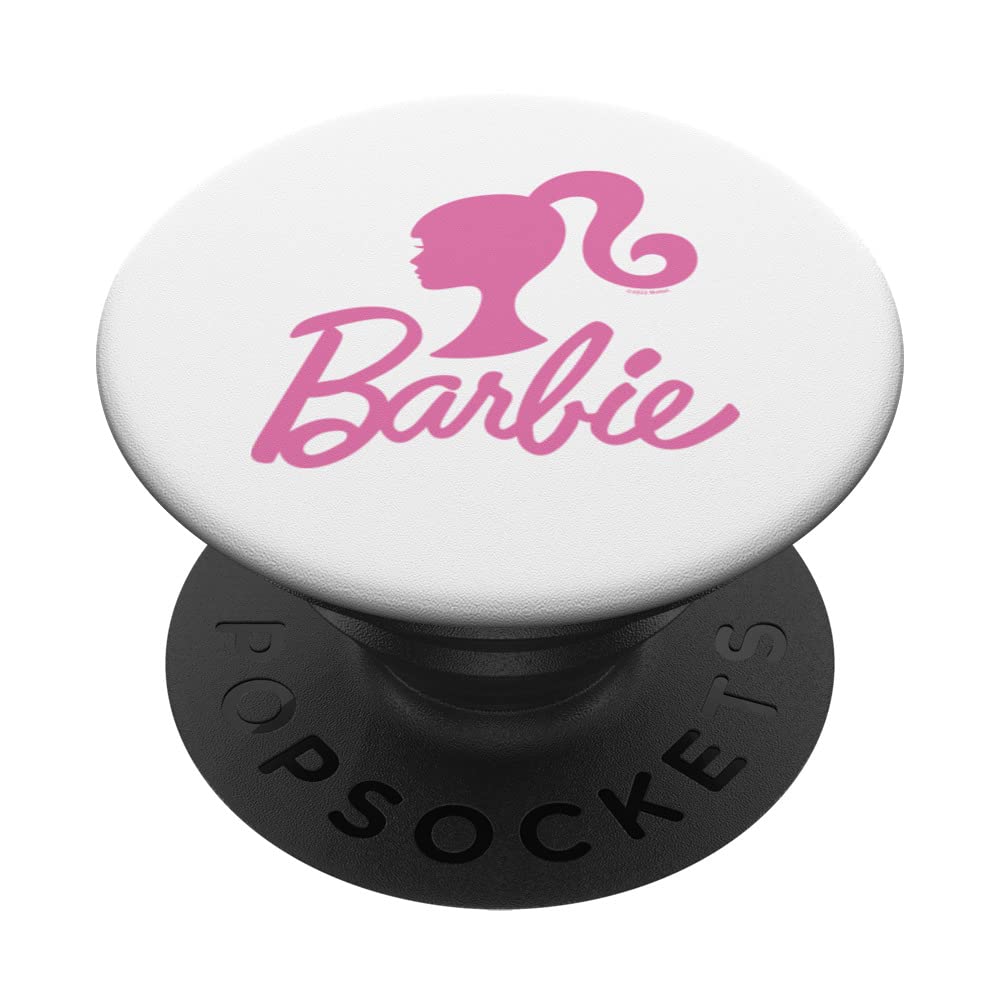 Barbie   Barbie Pink Logo Popsockets Standard Popgrip