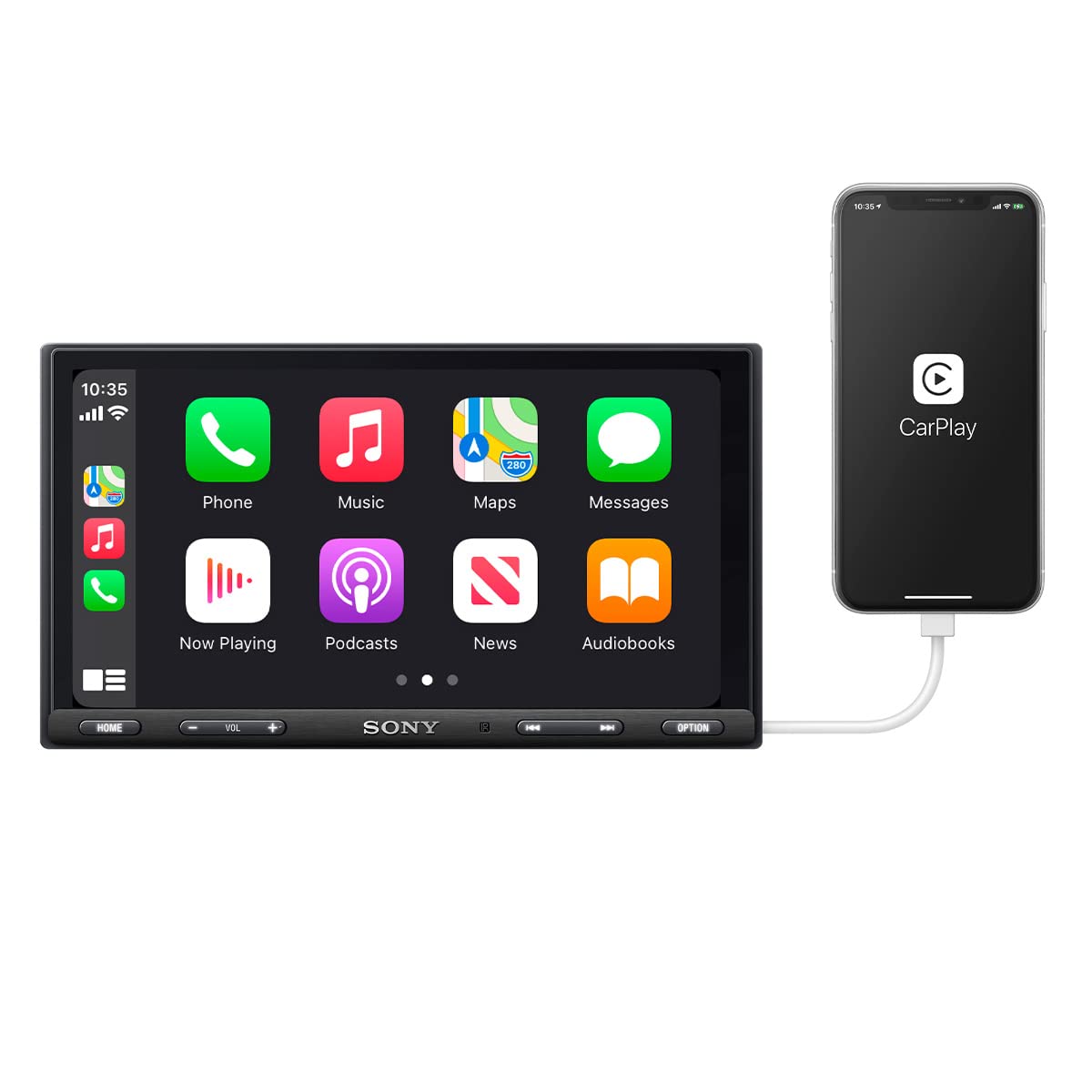 Sony Xav-Ax5600 7-Inch Multimedia Receiver With Apple Carplay/Android Auto And Hdmi Video Input