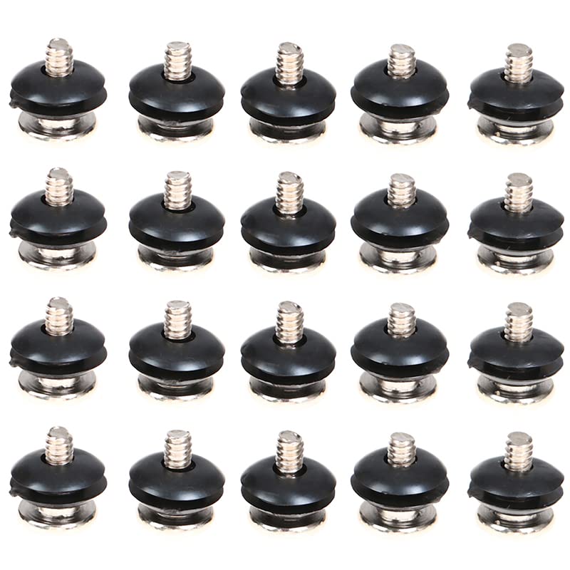 Vizgiz 20 Pack 3.5 Inch Hdd Screws 6# 32 Shockproof Screw Rubber Ring Washer Anti Vibration Mounted Bolts For Pc Computer Chassi