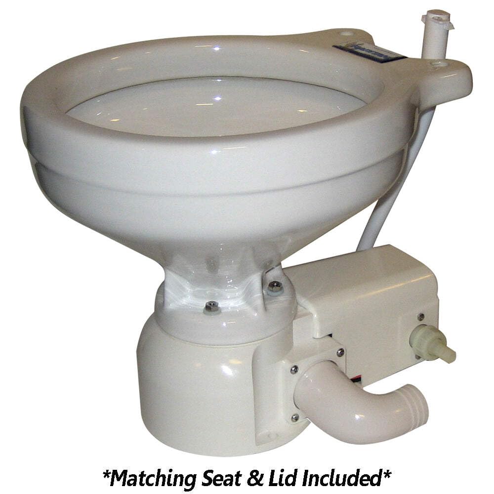 Raritan Sea Era Toilet - Household Style - Freshwater Solenoid - Straight &Amp; 90&Deg; Discharge - Smart Toilet Control - 12V,WBHDWB0C69SB3PD