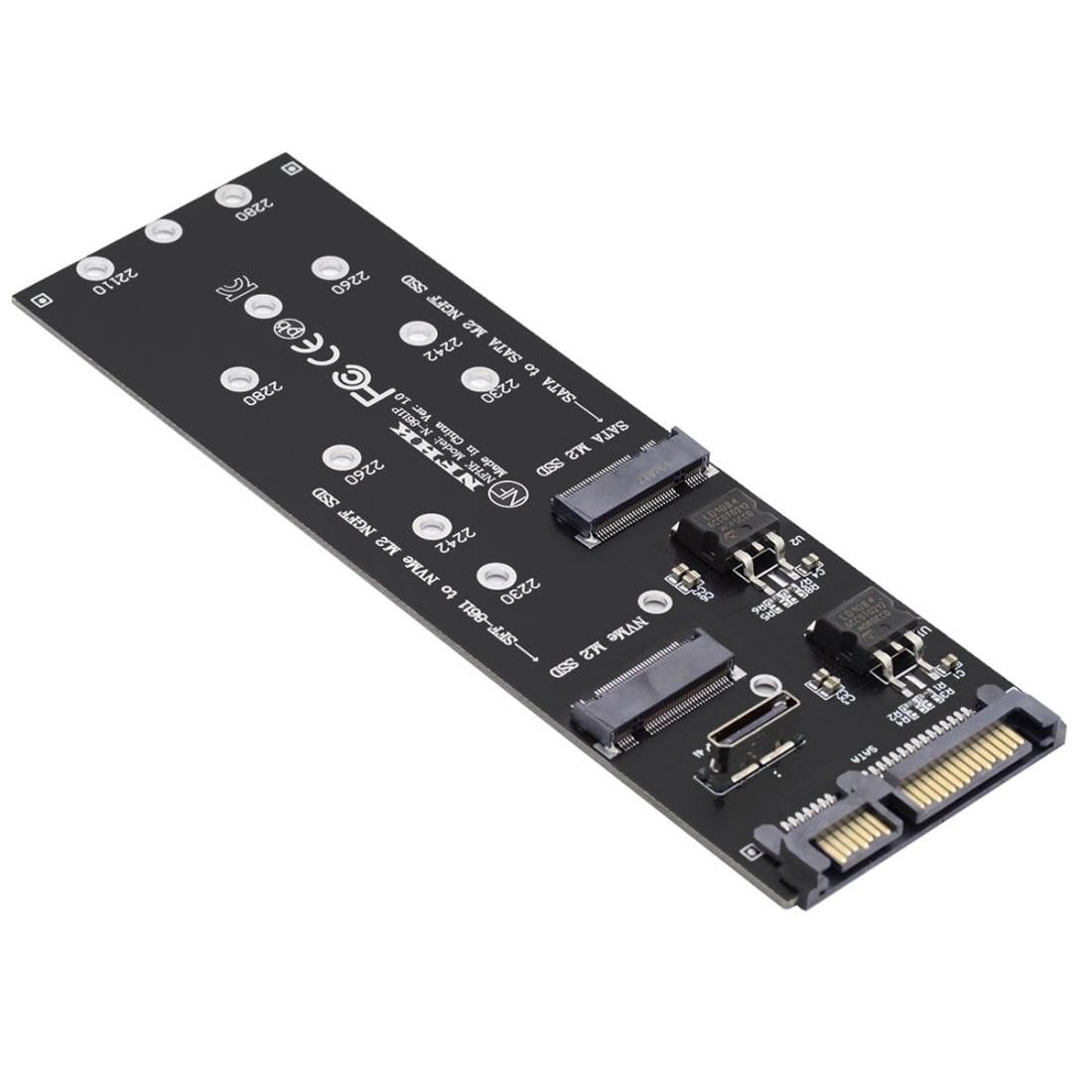 Chenyang M.2 Ngff Sata & Pcie Ssd To Oculink Adapter   Cy Sf 055 (Black, 10 X 10 X 1 Cm, 1.0 Count)