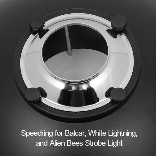 Fotodiox Pro Beauty Dish 18'' (48Cm), For Balcar, White Lightning, Lighting, X800, X1600, X3200 Strobe Flash Light, Beautydish