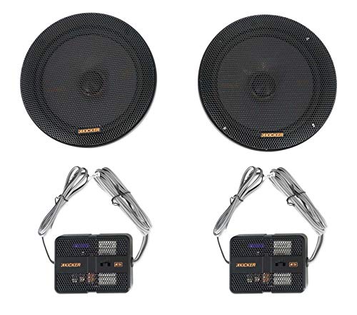 Kicker 47Kss6704 Ks Series 6.75'' Component System With 1'' Tweeters, 4Ohm