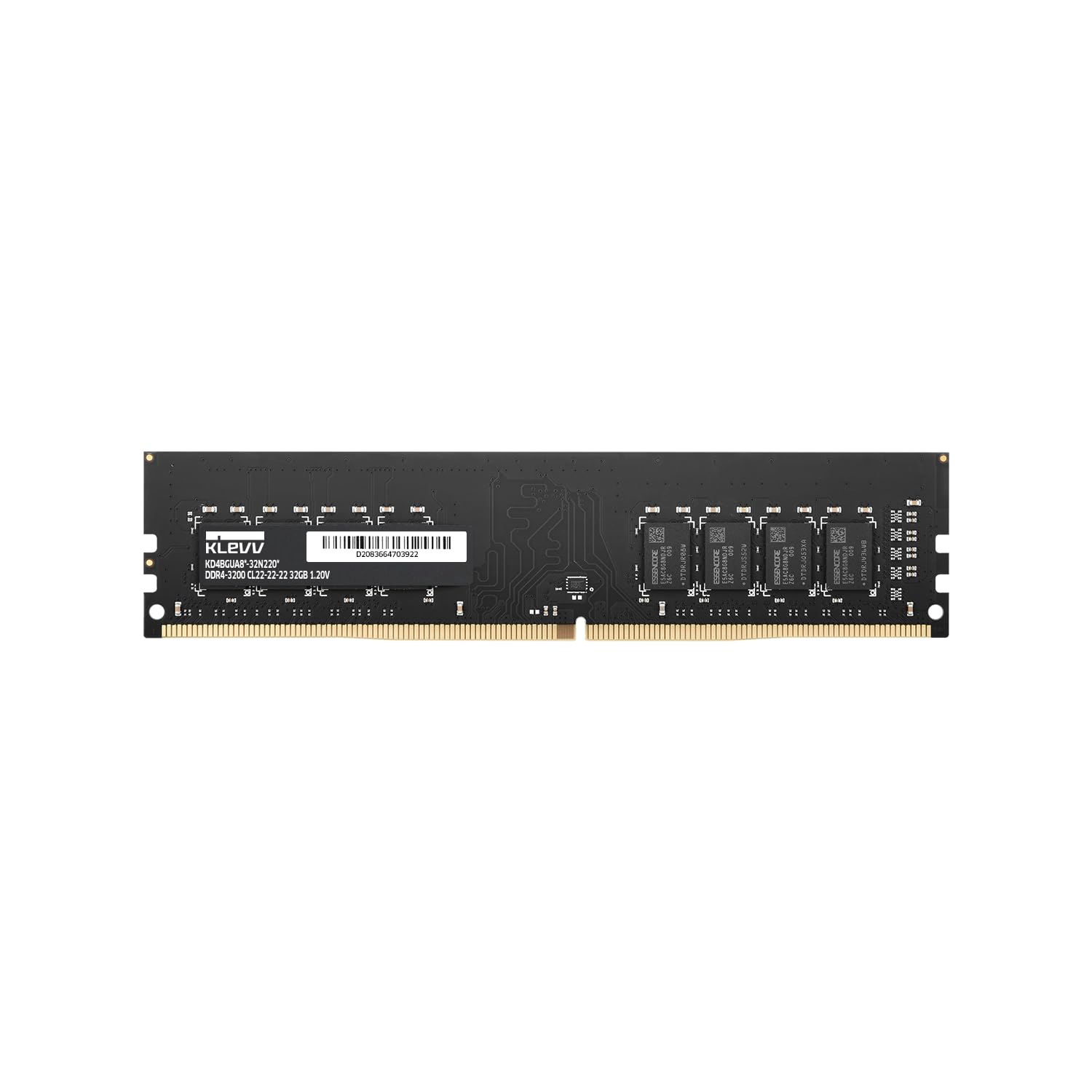 Klevv Ddr4 32Gb (1X32Gb) 3200Mhz Cl22 1.2V Udimm Desktop Ram Memory Sk Hynix Chip (Kd4Bgua80 32N220A)