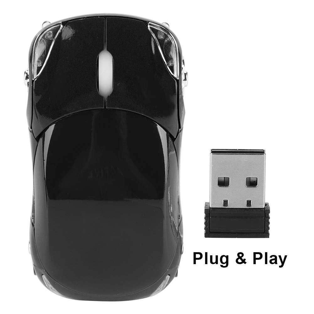 Yoidesu Mouse, 2.4G Connection High Precision Optical Mouse With Receiver Compartment, Optoelectronic Mini Bluetooth Mouse For Windows Xp/Vista/Windows 7(Black)